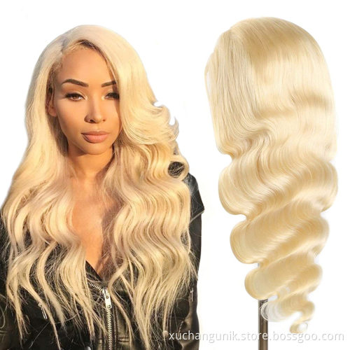 Uniky Brazilian 613 Blonde Lace Front Wig Human Hair 40 Inch 613 Virgin Hair long blonde human hair wigs